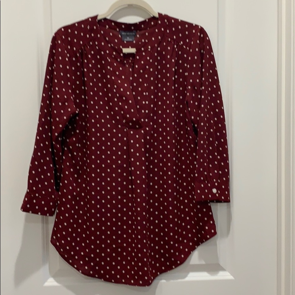Van Heusen Maroon blouse